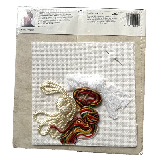 Christmas Tradition Gift ORNAMENTS Counted Cross Stitch Kit Factory Sealed 1919 - Picture 3 of 3